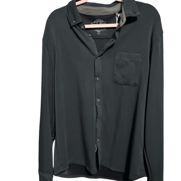 Laguna Men’s Soft Black Button-Up Shirt Size L - Picture 7 of 7